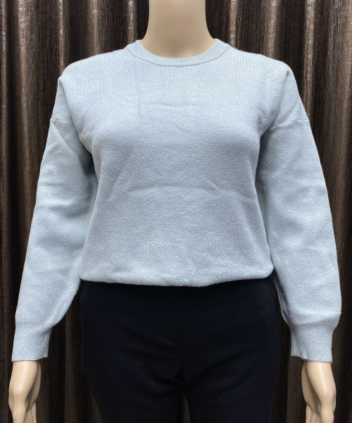 Sky Blue Pre Winter Knitted Top