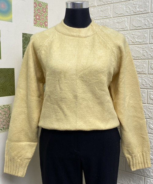 Crayola Yellow Knitted Pullover