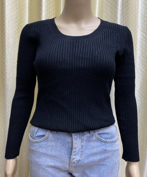 Black Per Winter Knitted Top