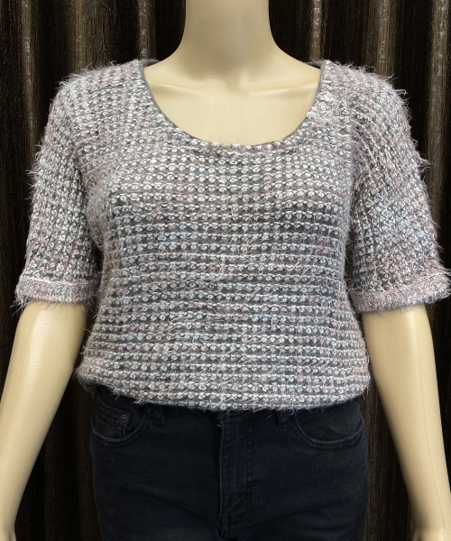Winter Round Neck Fur Pullover