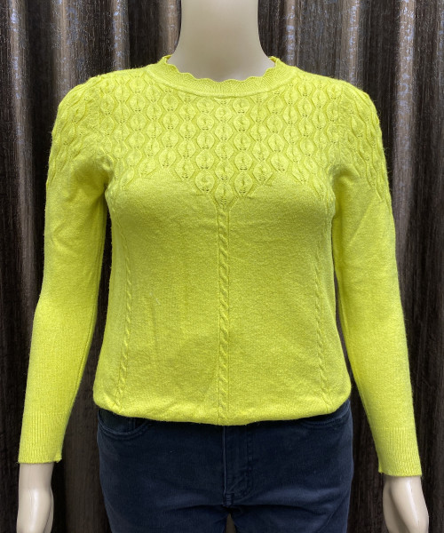 Lemon Colour Pre Winter Top