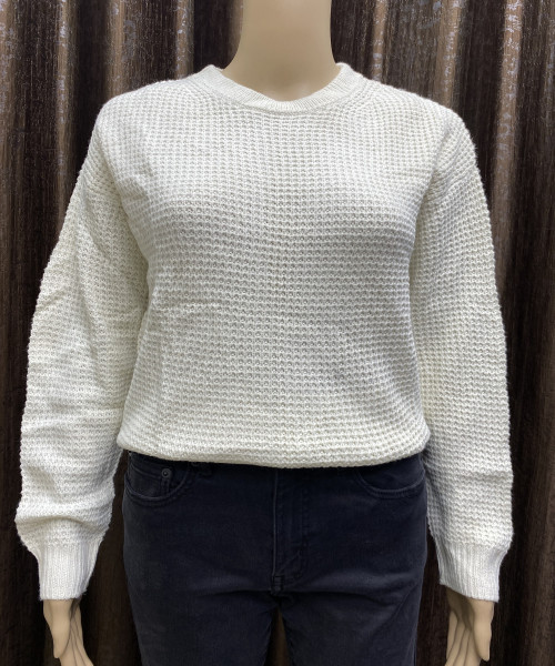 Round Neck Pre Winter Knitted Top