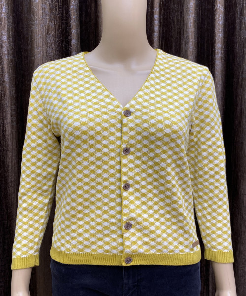 Yellow Pre Winter Cardigan