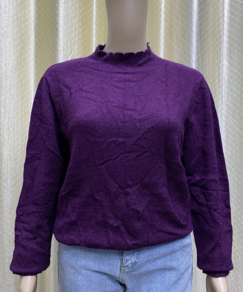 Purple Pre Winter Knitted Top