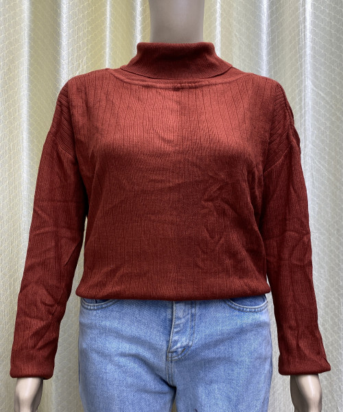 Orange Colour Winter Top