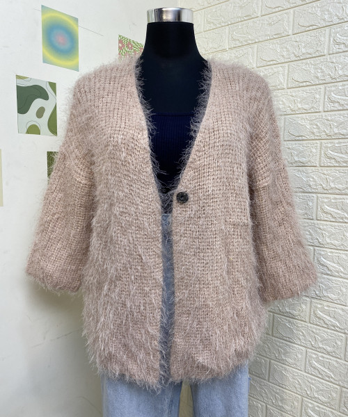 Light Pink Fur Shrug
