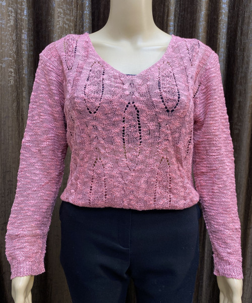 Onion Pink Knitted Top
