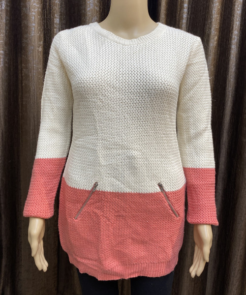 Two Colour Knitted Top