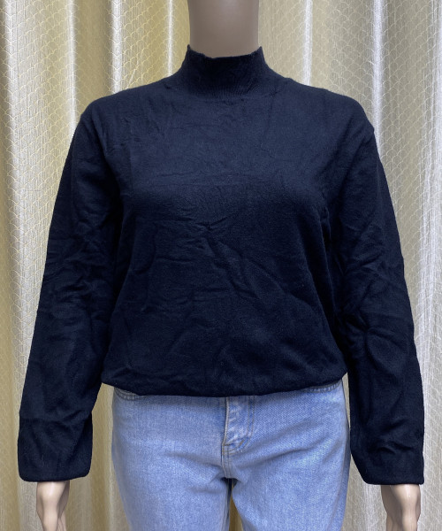 Turtle Neck Knitted Top