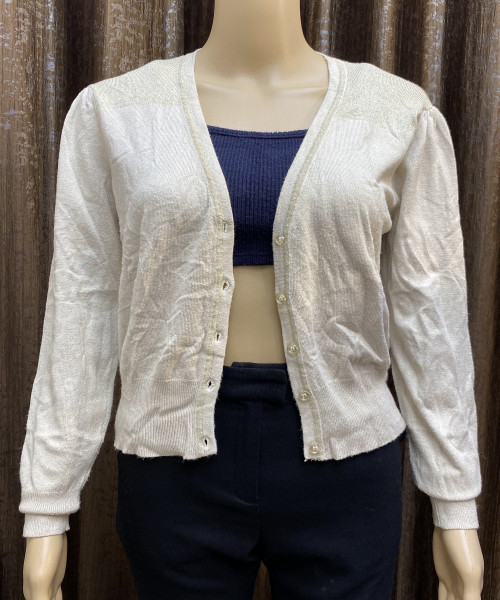 Off White Pre Winter Knitted Cardigan