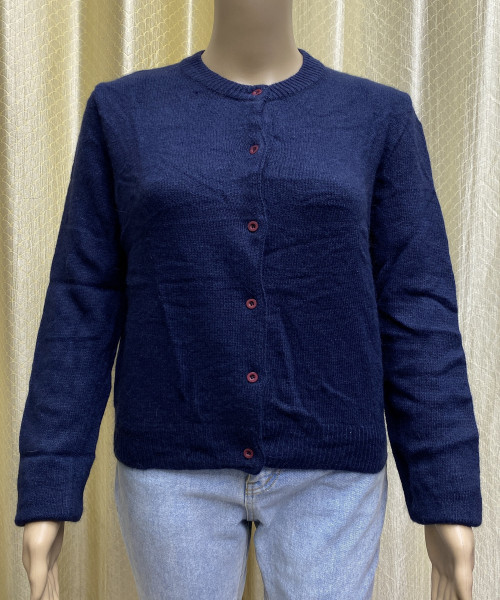 Navy Blue Winter  Cardigan