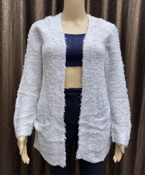 White Winter Fur Shrug