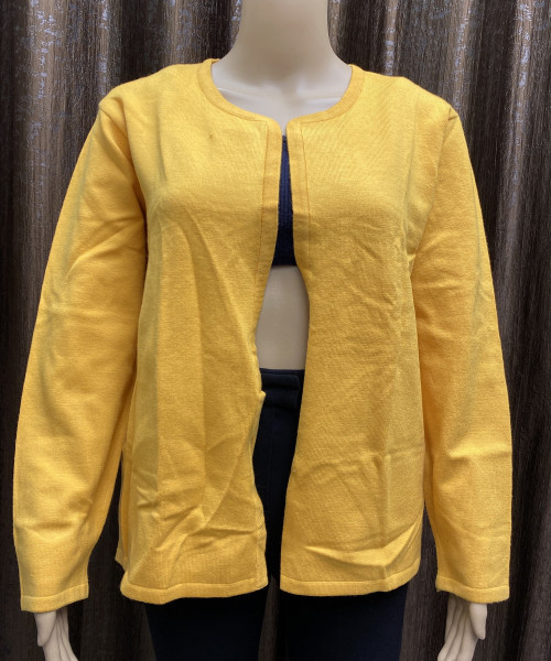 Yellow Pre Winter Knitted Shrug