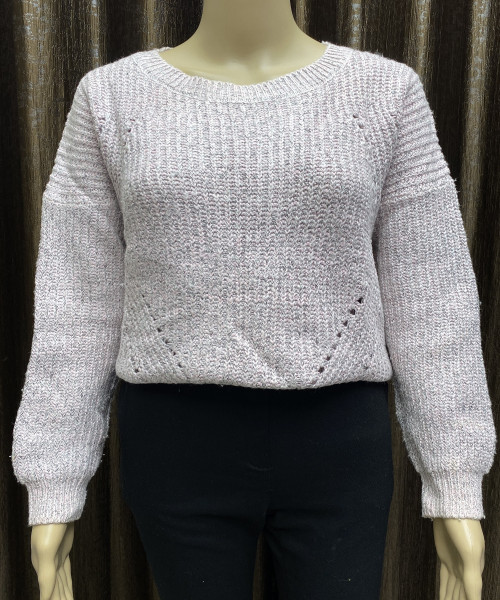 Onion Pink Pre Winter  Knitted Top