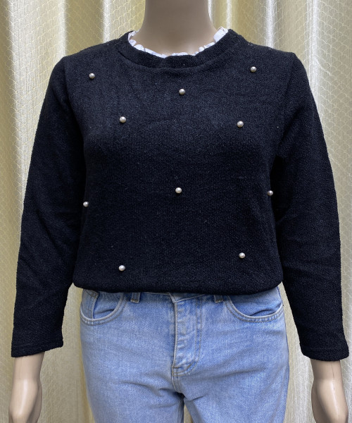 Black Turtle  Neck Winter Top
