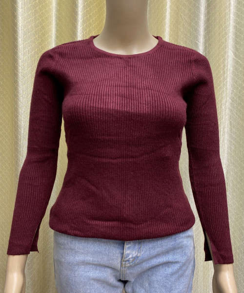 Maroon Pre  Winter Top