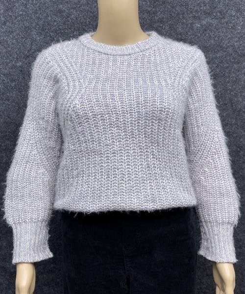 Grey Winter Fur Pullover