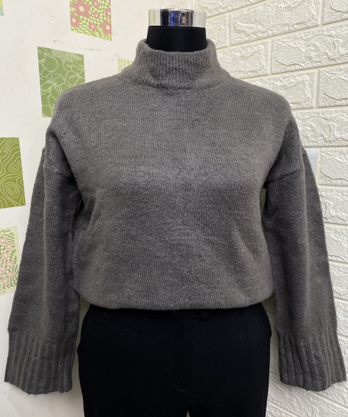 Turtle Neck Knit Pullover