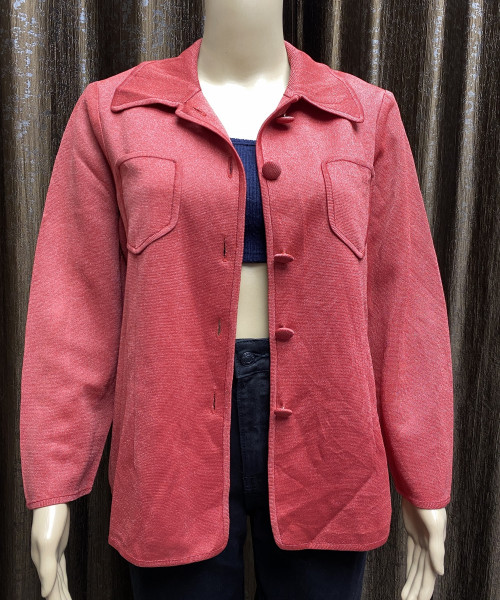Cherry Red  Color Winter Shrug