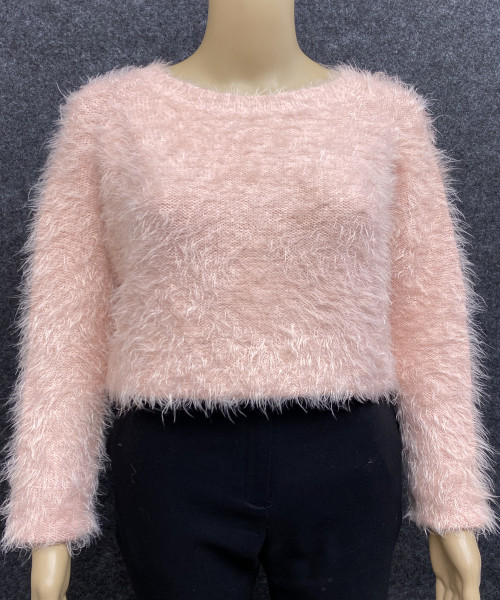 Women Winter Fur Pullover