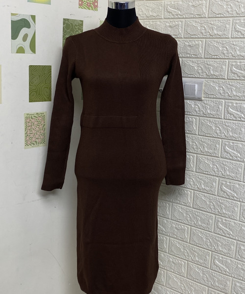 Brown Long Dress