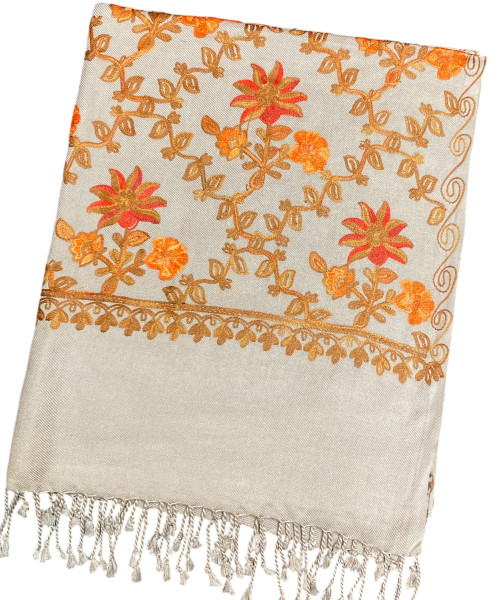 Light Brown Winter Shawl For Women