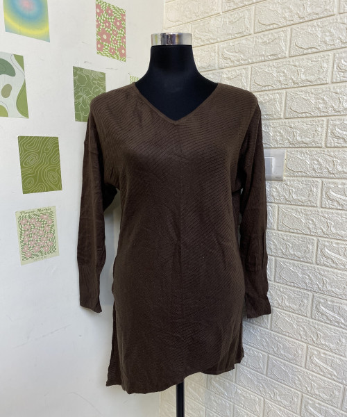 Dark Brown Winter Dress