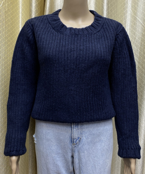 Navy Blue  Winter Pullover For Women