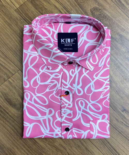 Pink  Men  Shirt