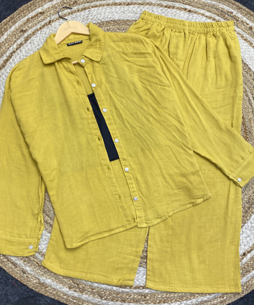 Mustard Yellow Co Ord Set