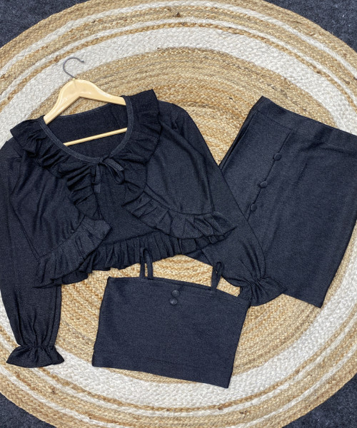 Three Pc  Co Ord Set