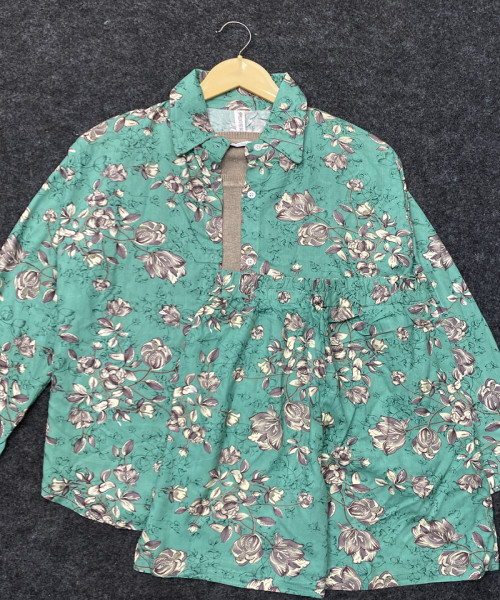 Flower Printed Three PC Set For Women