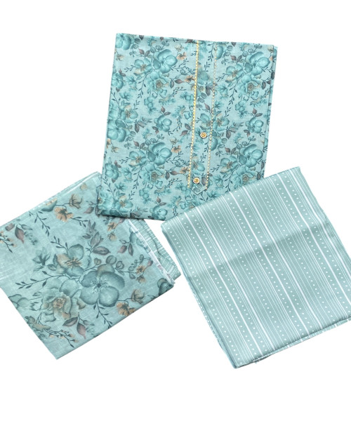 Printed Cotton Suit