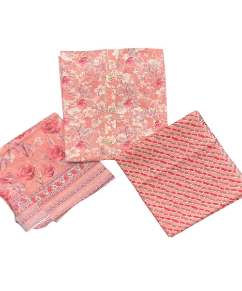 Cotton Printed Suit