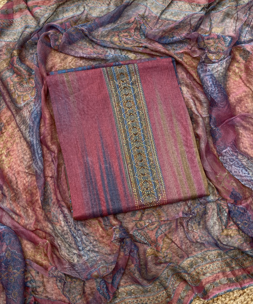 Printed Cotton Suit For Womens