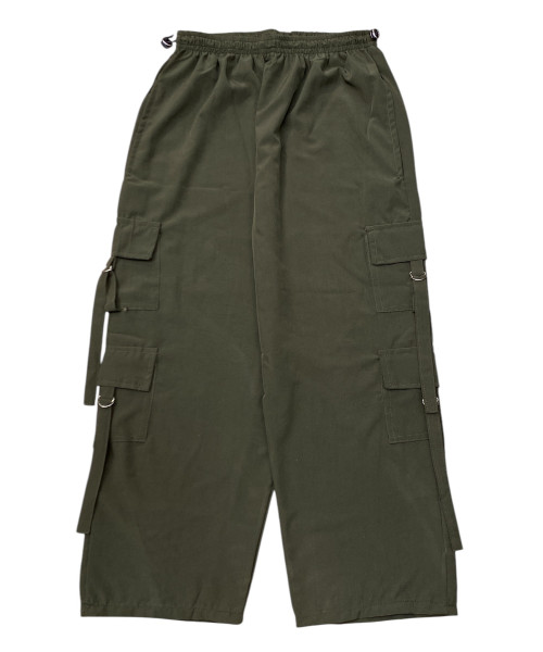Dark Green Cargo Trousers