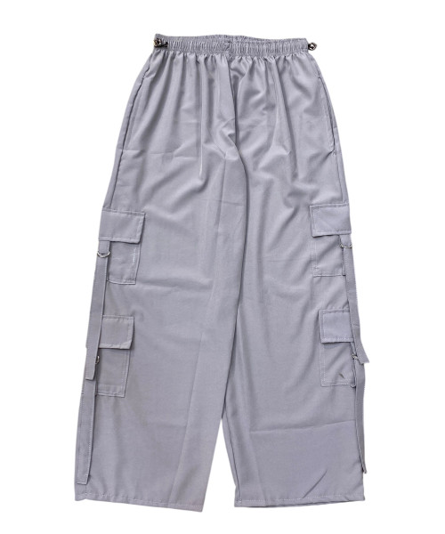 Grey Cargo Trousers