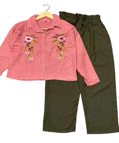 Top With Cotton Trouser