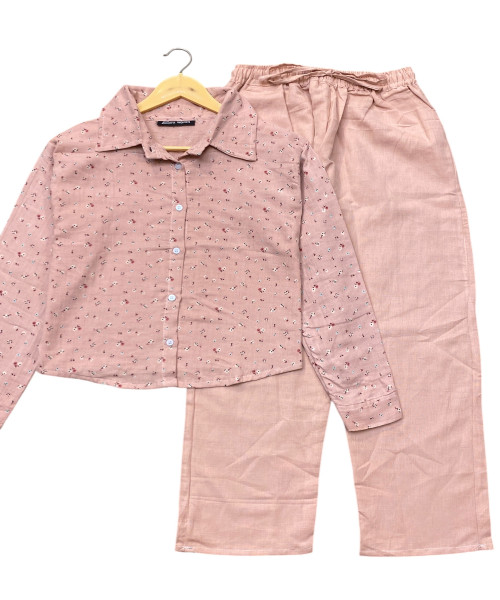 Cotton Shirt With Trouser Combo