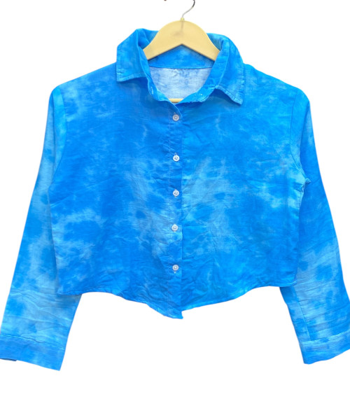 Sky Blue Cotton Shirt