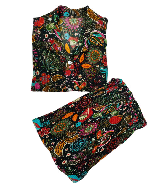 Multi Colour Printed Co Ord Set