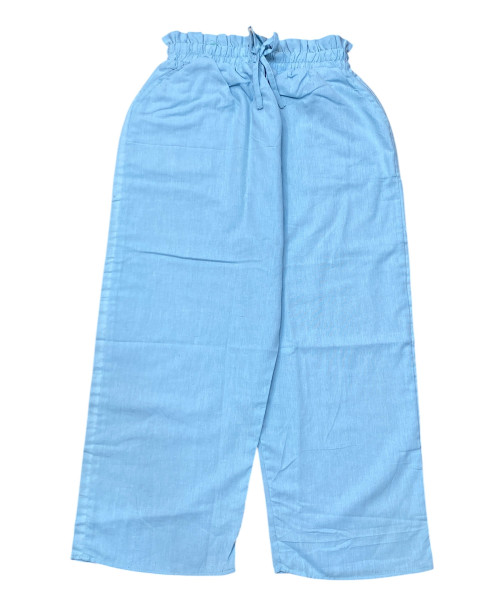 Sky Blue Cotton Trousers