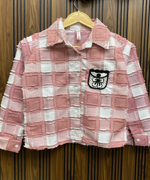 Pink With White Shirt For Women