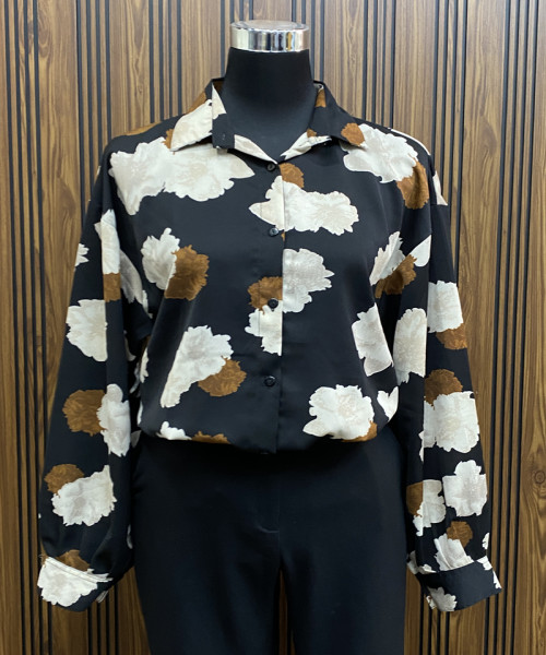 Black Printed Shirt