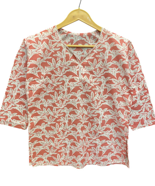 Flower Printed Cotton Kurti