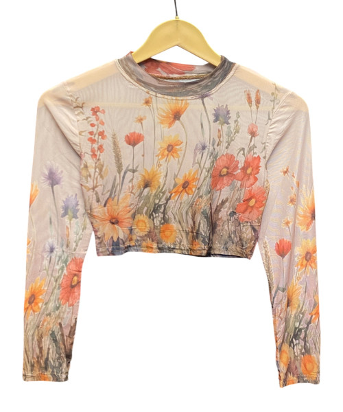 Flower Printed Crop top