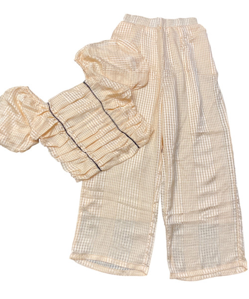 Pale Peach Colour Two Pc set