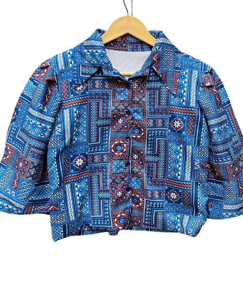 Blue Jaipuri Print Shirt