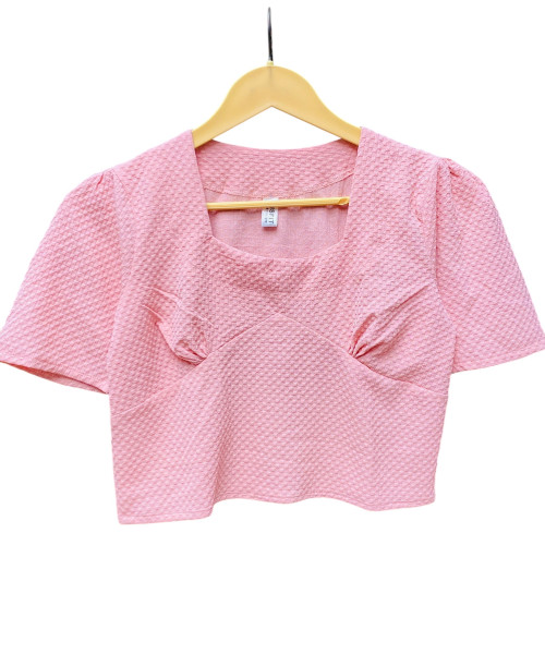 Pink  Crop Top