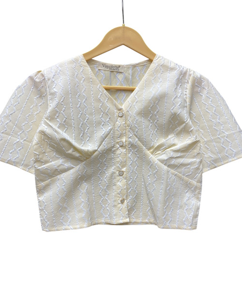 Light Yellow Crop Top